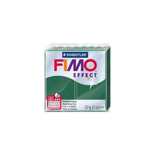 პოლიმერული თიხა STAEDTLER FIMO effect 57გრ. Metallic opal green  8020-58