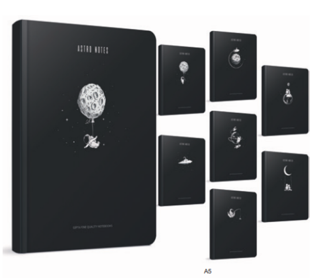ბლოკნოტი GIPTA ASTRO NOTES 5405 120ფ A5 ცარიელი ფურც