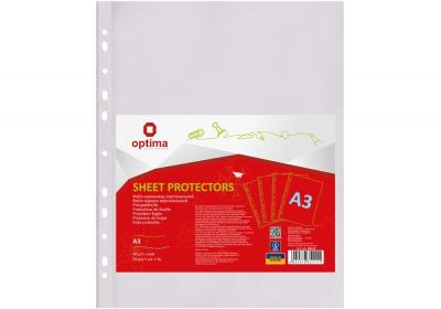 ფაილი პლასტ. PAPIRUS OPTIMA А3, 40მკრ. 1ცალი 35111 ვერტიკალ.
