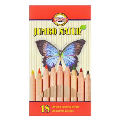 ფანქარი ფერადი JUMBO NATUR 18ფ. 2173 2173N18001KS