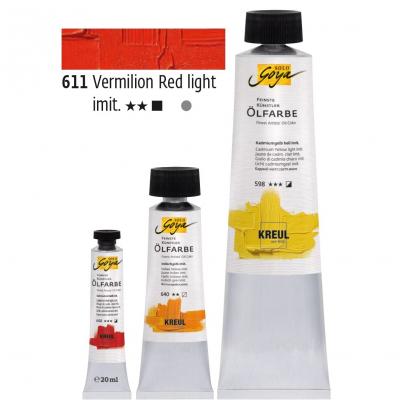 საღებავი ზეთის C-Kreul SOLO GOYA 20მლ Vermilion Red, light 32611