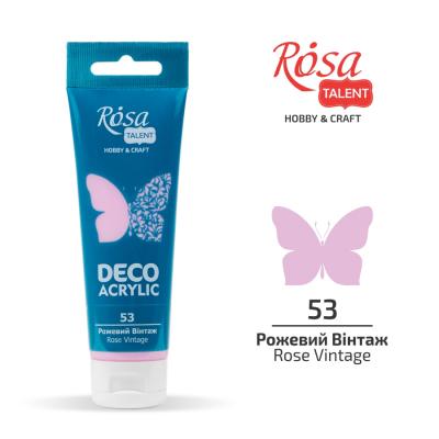 საღებავი აკრილის დეკორ. ROSA TALENT 322253 Pink vintage mat 75მლ 