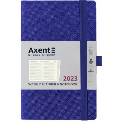 ბლოკნოტი  ყოველკვირეული AXENT 2023, 8514-23-02-A  ლურჯი