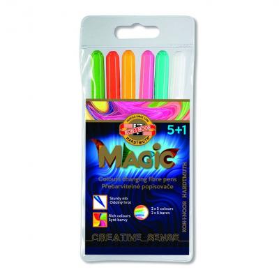 ფლომასტერი Koh-i-noor 771612JF01TE 5+1ფ. MAGIC