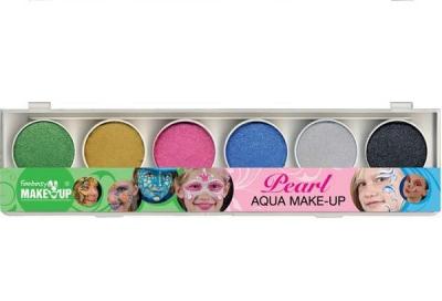 სახის გრიმი C-Kreul FANTASY AquaMakeUp PearlColor ნაკრები 6ფ.+2 ფუნჯი 37072