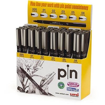 დისპლეი ლაინერი UNI PIN fine line 60ც PIN-200/5D Set