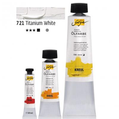 საღებავი ზეთის C-Kreul SOLO GOYA 20მლ Titanium White 32721