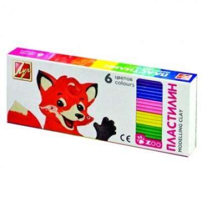 პლასტელინი LUCH ZOO 6ფ. 19С 1271-08