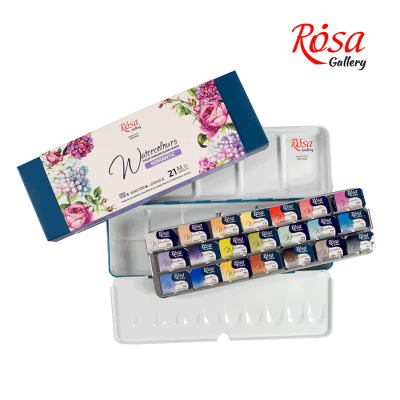 საღებავი აკვარელის ROSA Gallery Romantic 3403421 ნაკრები 21ფ