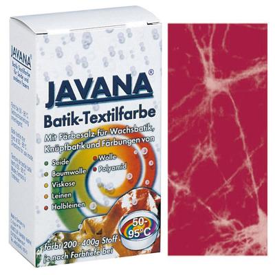 საღებავი ბატიკის C-Kreul JAVANA Batik Textile 75გრ Dark Red (შესაღები 50-90 გრადუსზე) 98517