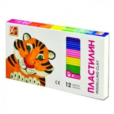 პლასტელინი LUCH ZOO 12ფ. 19С 1272-08