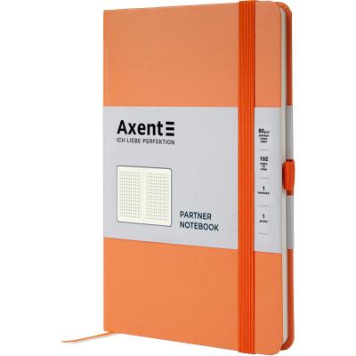 ბლოკნოტი ჩასანიშნი AXENT Partner  8201-42-А 125*195, 96ფ. უჯრა ნარინჯისფერი