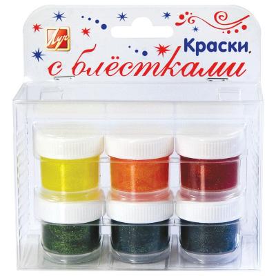 საღებავი ბრჭყვიალებით LUCH 6ფ. 15მლ. 23С 1443-08