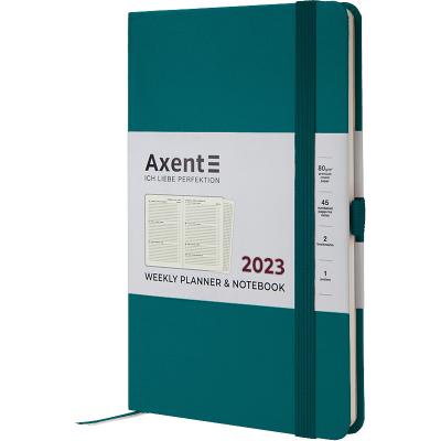 ბლოკნოტი  ყოველკვირეული AXENT 2023, 8505-23-31-A  ზურმუხტისფერი