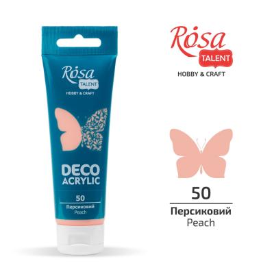 საღებავი აკრილის დეკორ. ROSA TALENT 322250 Peach mat 75მლ 