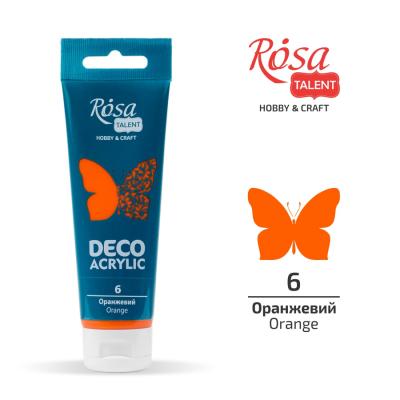 საღებავი აკრილის დეკორ. ROSA TALENT 322206 Orange mat 75მლ 