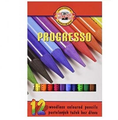 ფანქარი ფერადი KOH-I-NOOR PROGRESSO 12ფ. 8756012007PZ გრიფელი ლაქით
