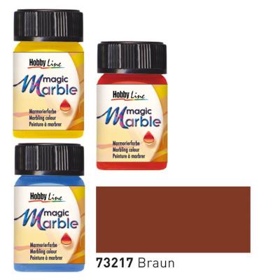 საღებავი მარმარილოს ეფექტით C-Kreul HOBBY LINE Magic Marble 20მლ Brown 73217