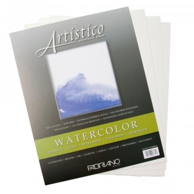 ქაღალდი აკვარელის FABRIANO Artistico ExtraWhite 28*35.5სმ. 300გრ. 100% COTTON 91830012