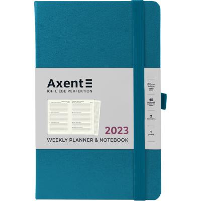ბლოკნოტი  ყოველკვირეული AXENT 2023, 8505-23-47-A  ცისფერი