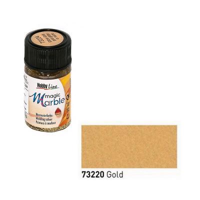 საღებავი მარმარილოს ეფექტით C-Kreul HOBBY LINE Magic Marble 20მლ Gold 73220