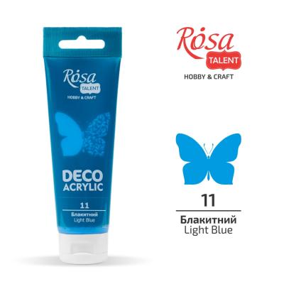 საღებავი აკრილის დეკორ. ROSA TALENT 322211 Light Blue mat 75მლ 