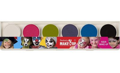 სახის გრიმი C-Kreul FANTASY AquaMakeUp ნაკრები 6ფ.+2 ფუნჯი Fresh Colors 37073