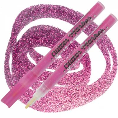მარკერი Glitter STA 1152-GF23,  розовый неоновый