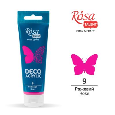 საღებავი აკრილის დეკორ. ROSA TALENT 322209 Pink mat 75მლ 