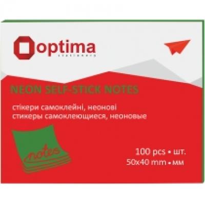 ჩასანიშნი ფურცლები წებ. ზოლით PAPIRUS OPTIMA 25511 40*50მმ, 100ფ.