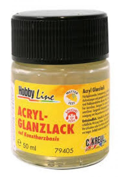ლაქი აკრილის C-Kreul HOBBY LINE სინთეტიკური ფისის ბაზაზე GLOSSY 50მლ.