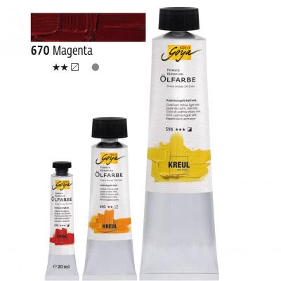 საღებავი ზეთის C-Kreul SOLO GOYA 20მლ Magenta 32670