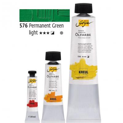 საღებავი ზეთის C-Kreul SOLO GOYA 20მლ Permanent Green, light 32576