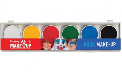 სახის გრიმი C-Kreul FANTASY AquaMakeUp ნაკრები 6ფ.+2 ფუნჯი 37070