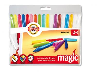 ფლომასტერი Koh-i-noor 771612AH01TE 16+2ფ. MAGIC