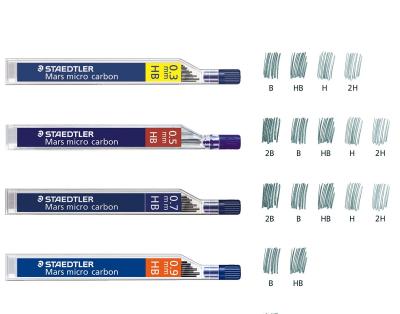 გრიფი მექანიკური ფანქრის Staedtler Mars micro 0.3 B 12ც. 250 03-B