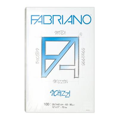 ქაღალდის ბლოკი FABRIANO SCHIZZI A3 29.7*42სმ. 100ფ. 90გრ. Sketching  08829742