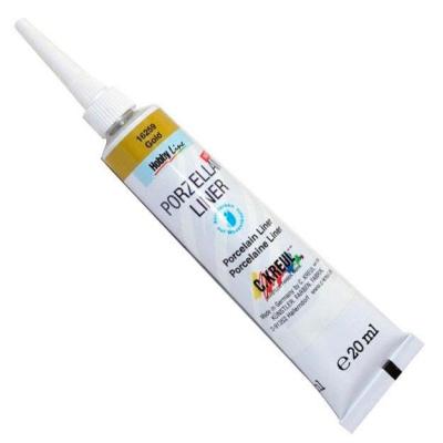 კონტური კერამიკის საღებავის C-Kreul HOBBY LINE 20მლ Gold (160 გრად. გამოსაწვავი) 16259