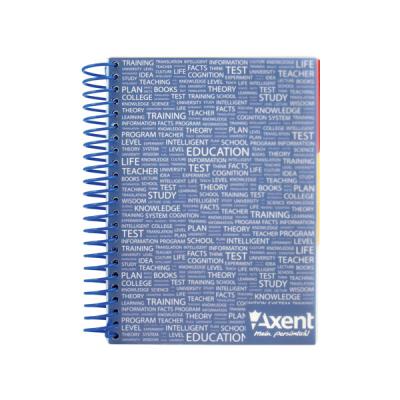 ბლოკნოტი ჩასანიშნი AXENT 8405-01-A გამყოფებით А5, 120ფ. უჯრა, ლურჯი