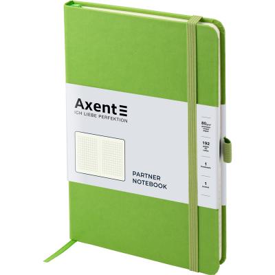 ბლოკნოტი ჩასანიშნი AXENT Partner 8201-04-А 125*195, 96ფ. უჯრა მწვანე