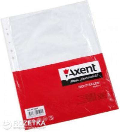 ფაილი AXENT А4+ პრიალა 40მკ. 100ც. 2004-00-А