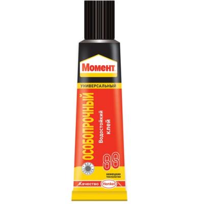 წებო MOMENT Henkel 30მლ. უნივერსალური 88 особопрочный (წყალგამძლე)