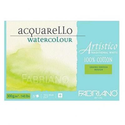 ქაღალდი აკვარელის FABRIANO ArtisticoTraditional 12.5*18სმ. 300გრ. 100% COTTON 30021218/1C