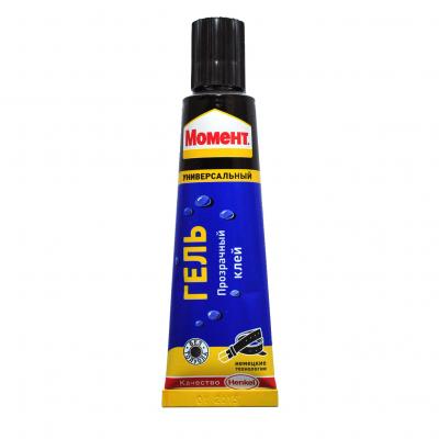 წებო MOMENT Henkel 30მლ. უნივერსალური гель (გამჭვირვალე)