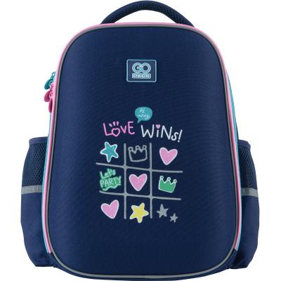 ზურგჩანთა სასკოლო კარკასული GoPack Education GO23-165M-2 Love wins