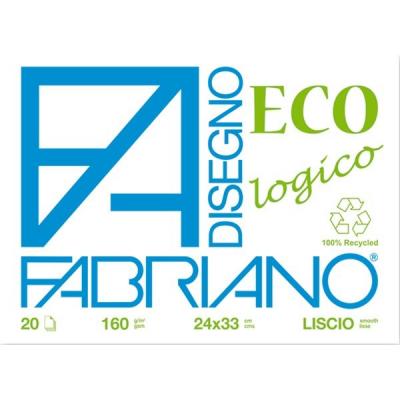 ქაღალდის ბლოკი FABRIANO ECOLOGICO 24*33სმ. 20ფ. 160გრ.  55502433