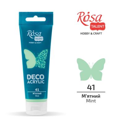 საღებავი აკრილის დეკორ. ROSA TALENT 322241  Mint mat 75მლ 